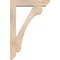 Ekena Millwork Legacy Slat Smooth Bracket w/ Offset Brace, Douglas Fir, 5 1/2"W x 24"D x 36"H BKT0604X24X36LEC06SDF - alternate 3